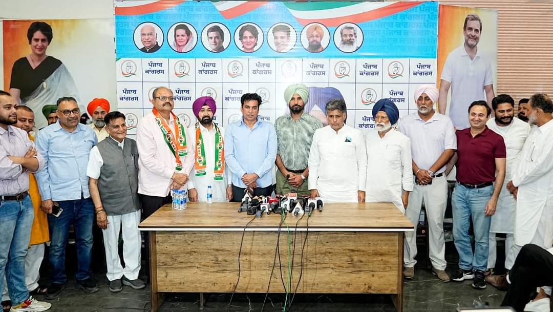 Former MLA Love Kumar Goldi joined the Congress again